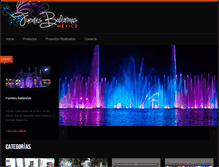 Tablet Screenshot of fuentesbailarinasmexico.com